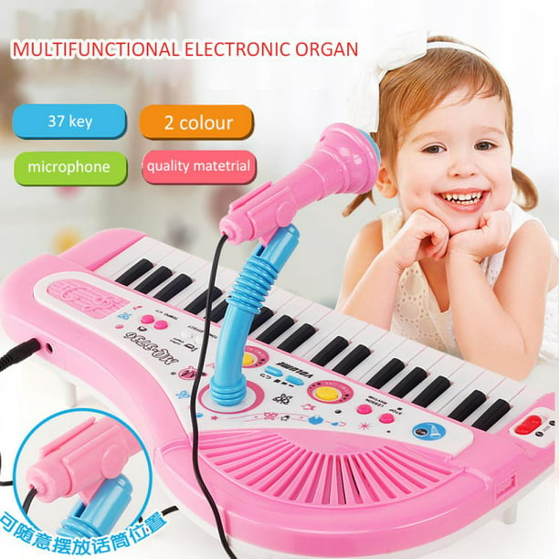 37 Key Kids Electronic Keyboard Piano Musical Toy with Microphone for Children’s